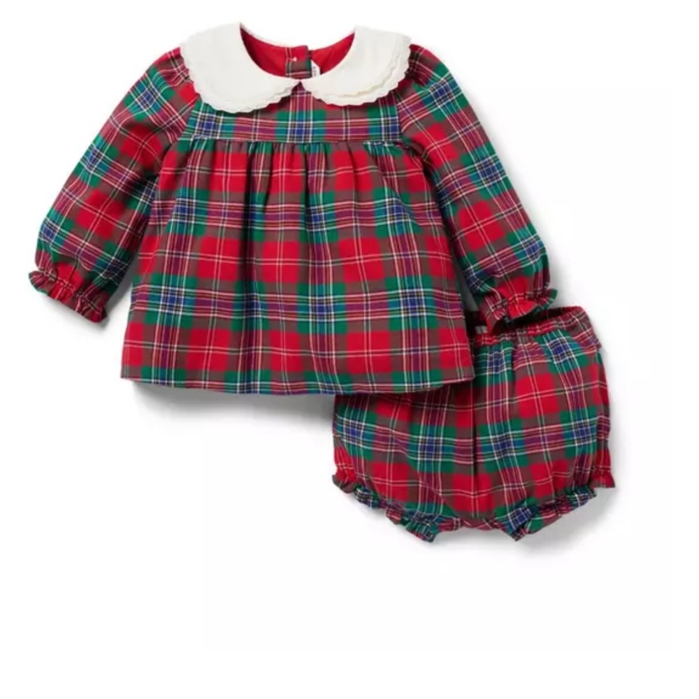 Janie & Jack Christmas dress size 0-3 months